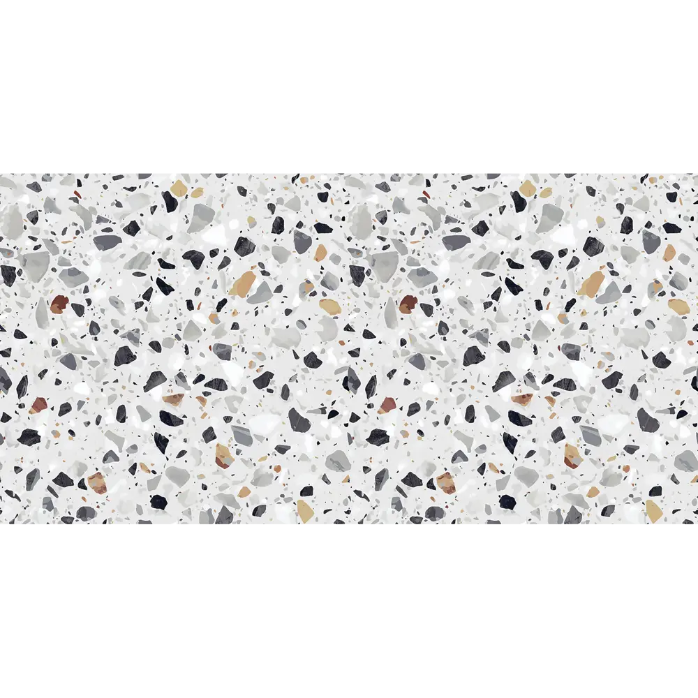 Плитка настенная Culto Asana Terrazo 20x40 см 1.2 м² камень цвет серый STLM-2075721 - Вид №1