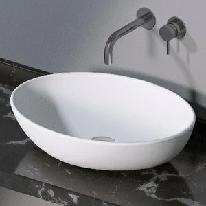 L243101 Накладная раковина на столешницу  овальная A. e T. Italia THIN