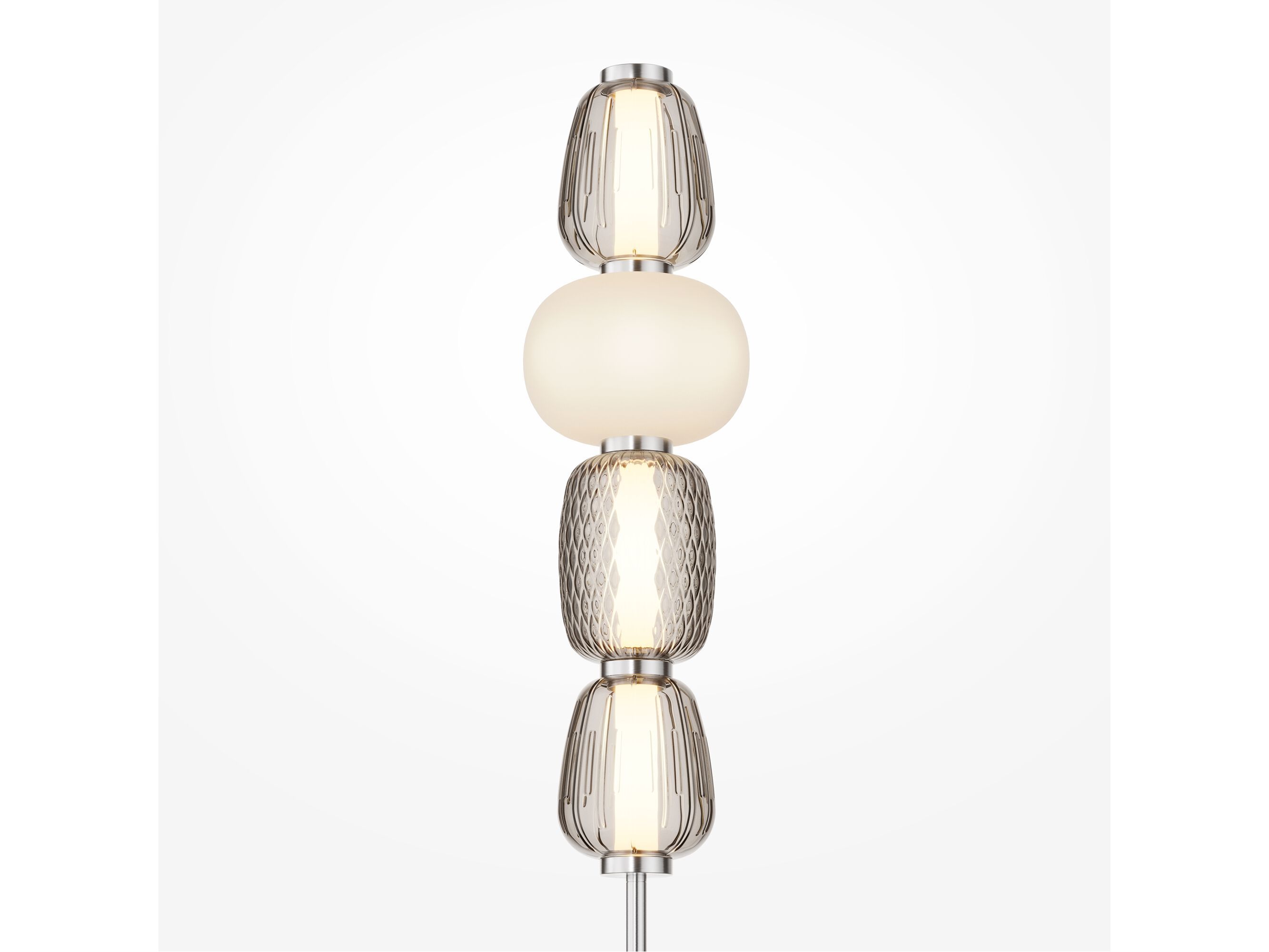 Светодиодная напольная лампа из стали и стекла Maytoni Pattern ARCH-00063065 - Вид №1