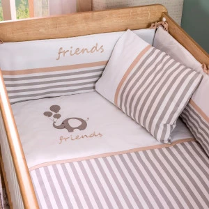 Комплект детского постельного белья для кроватки 75х115 см серый Sleepy Baby CILEK MOCHA BABY 00-3832521 Серый