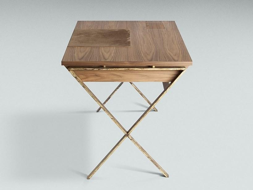 Paolo Castelli Стол с ящиками из фанерованной древесины sun-id-1501010 - Вид №2