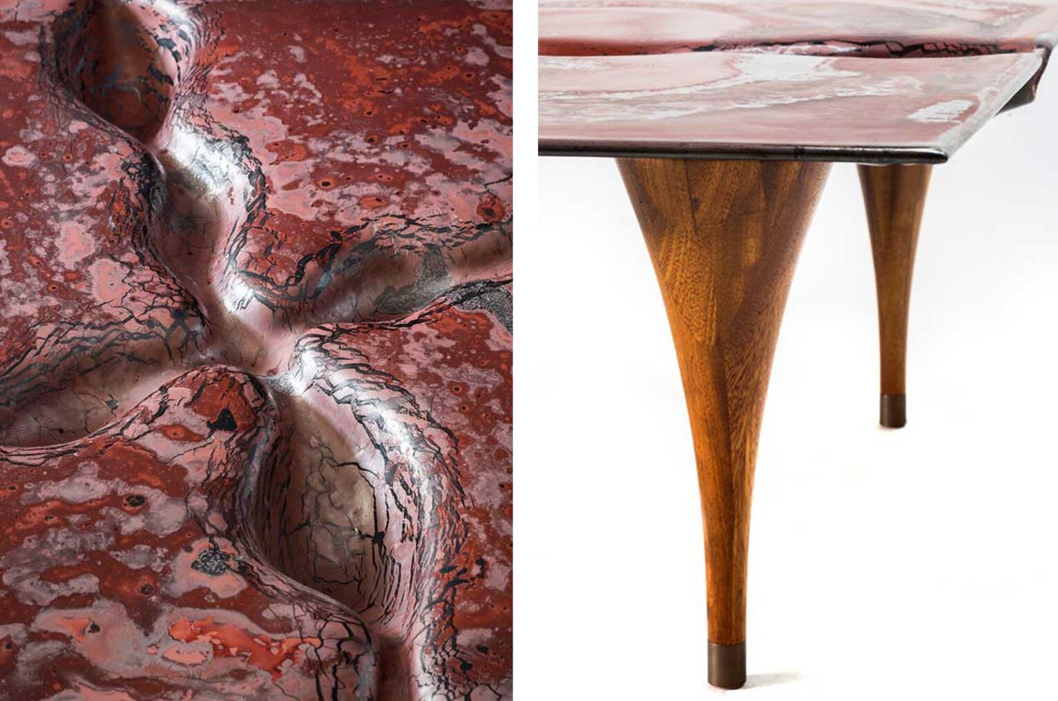 Квадратный стеклянный журнальный столик PlusObject Mars ARCH-00051593 - Вид №1