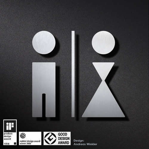 P0201 Туалет пиктограмма мужчины и женщины PHOS 