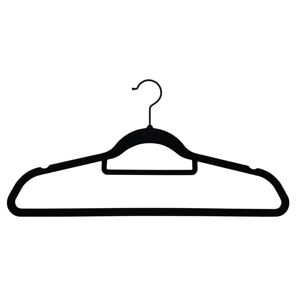 Плечики для одежды 45 см пластик цвет черный 8 шт Santreyd STLM-2042750 - Вид №1