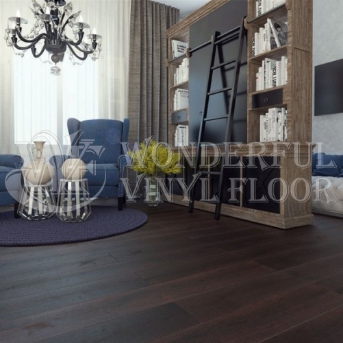 Виниловый ламинат Wonderful Vinyl Floor Natural Relief Венге Хо-6039-22 Липа с брашью (Текстурированная) 1220х180 мм 2201000030 - Вид №2
