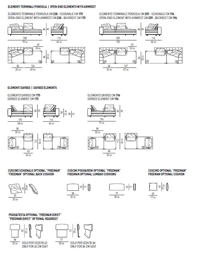 Ткань диван Minotti Freeman ARCH-00030250 - Вид №5