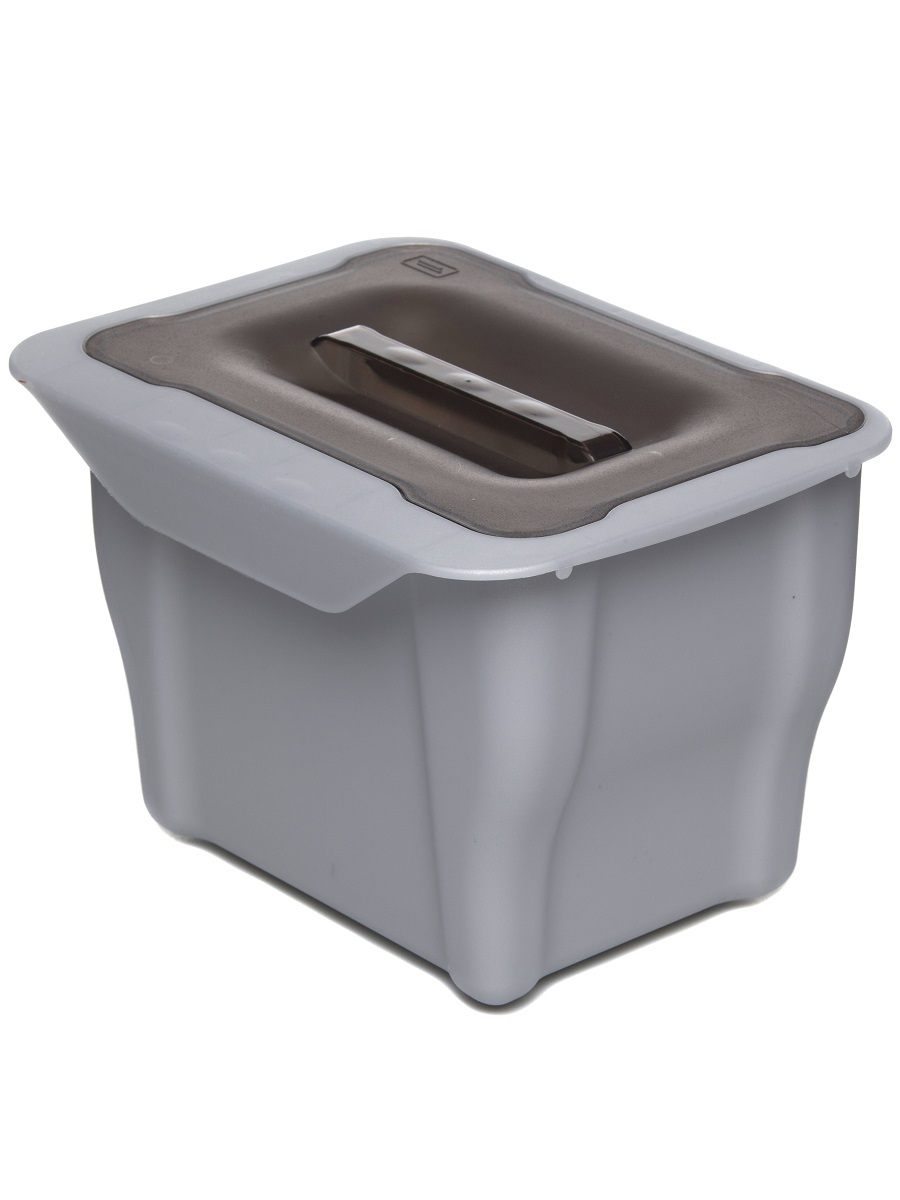Контейнер для мусора на дверцу Iota 5 Metallic Grey NAVAKO 10025 - Вид №1