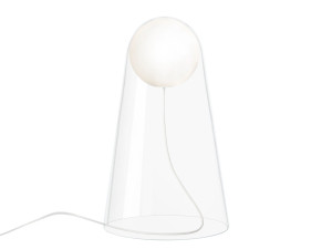 Светодиодная настольная лампа из дутого стекла