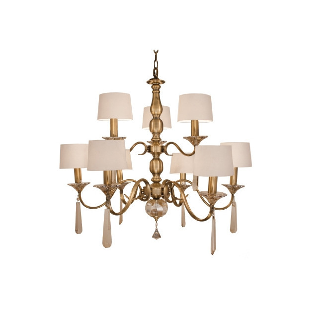 Люстра Charon бронза 5452 RVASTLEY ДИЗАЙНЕРСКИЕ, PUSHA, ДВУХЪЯРУСНЫЕ 061496 Бронза  - Вид №1