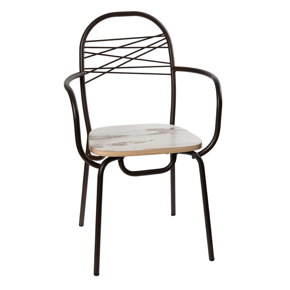 Деревянный стул с подлокотниками Vela Arredamenti CAIPIROSKA ARCH-00131029 - Вид №1