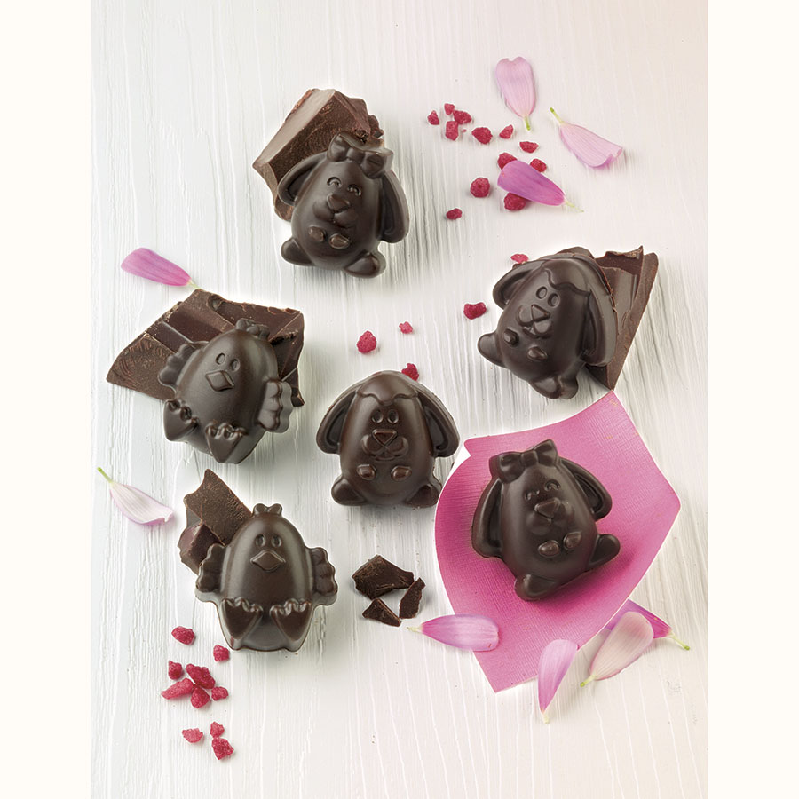 22.130.77.0065 Форма для приготовления конфет easter friends силиконовая Silikomart  - Вид №1