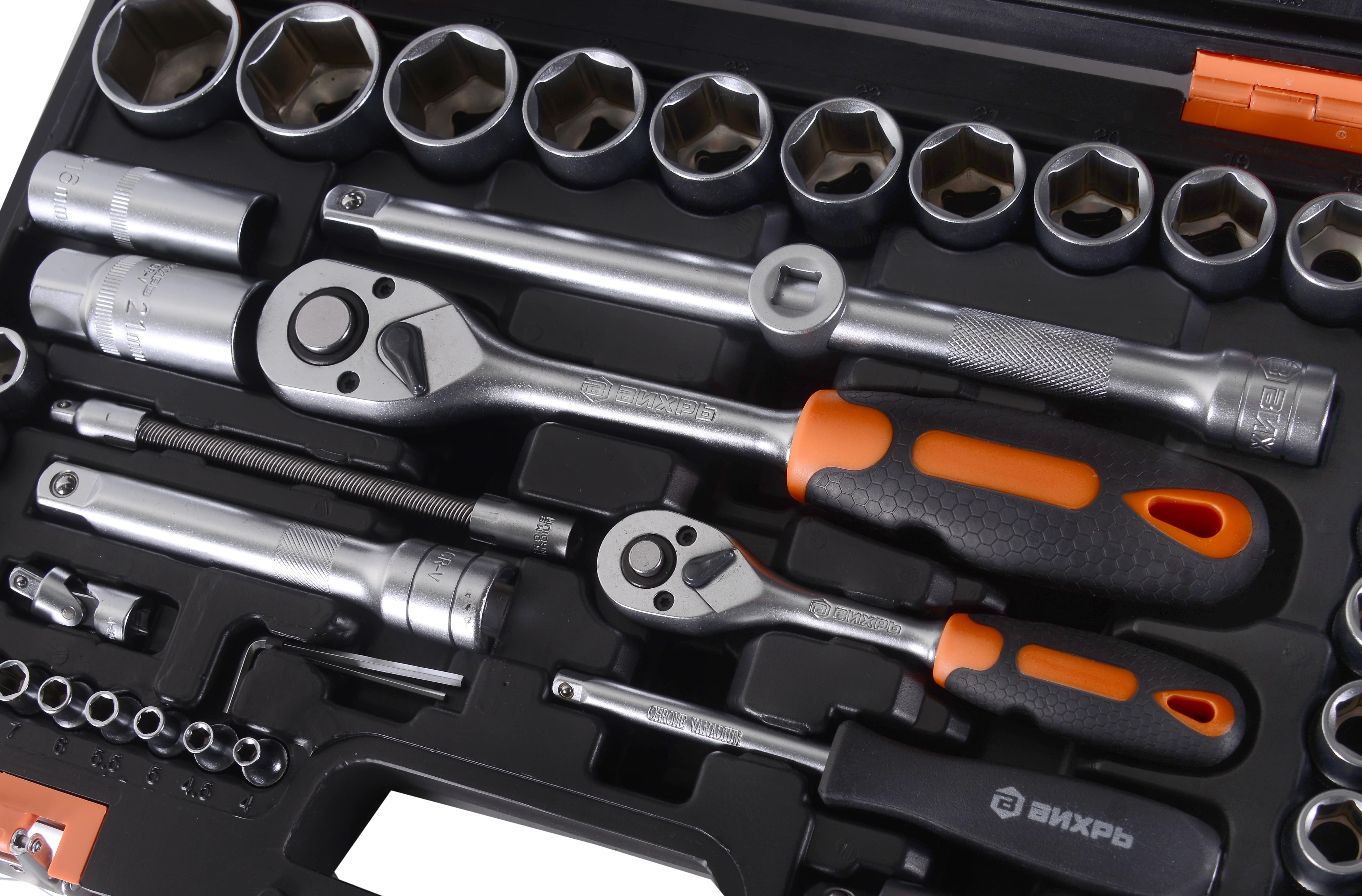 Профессиональный набор инструментов ВИХРЬ 94 предмета для комплексных работ 85087835 STLM-0058456 - Вид №4