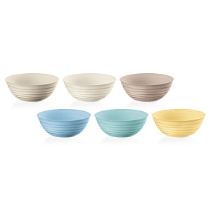 17500052 Набор чаш tierra, D12 см, 6 шт. Guzzini