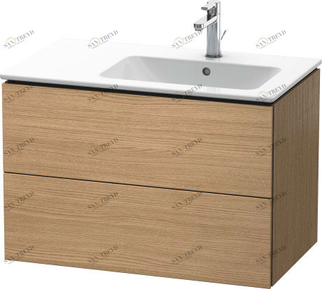 LC629205252 L-Cube Тумбочка подвесная Европейский дуб, декор Duravit