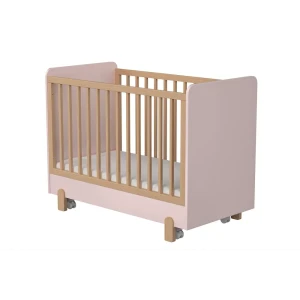 90586709 Детская кровать Ellipse Ice-cream 67.7x93.5x124.6 см цвет розовый STLM-1476494