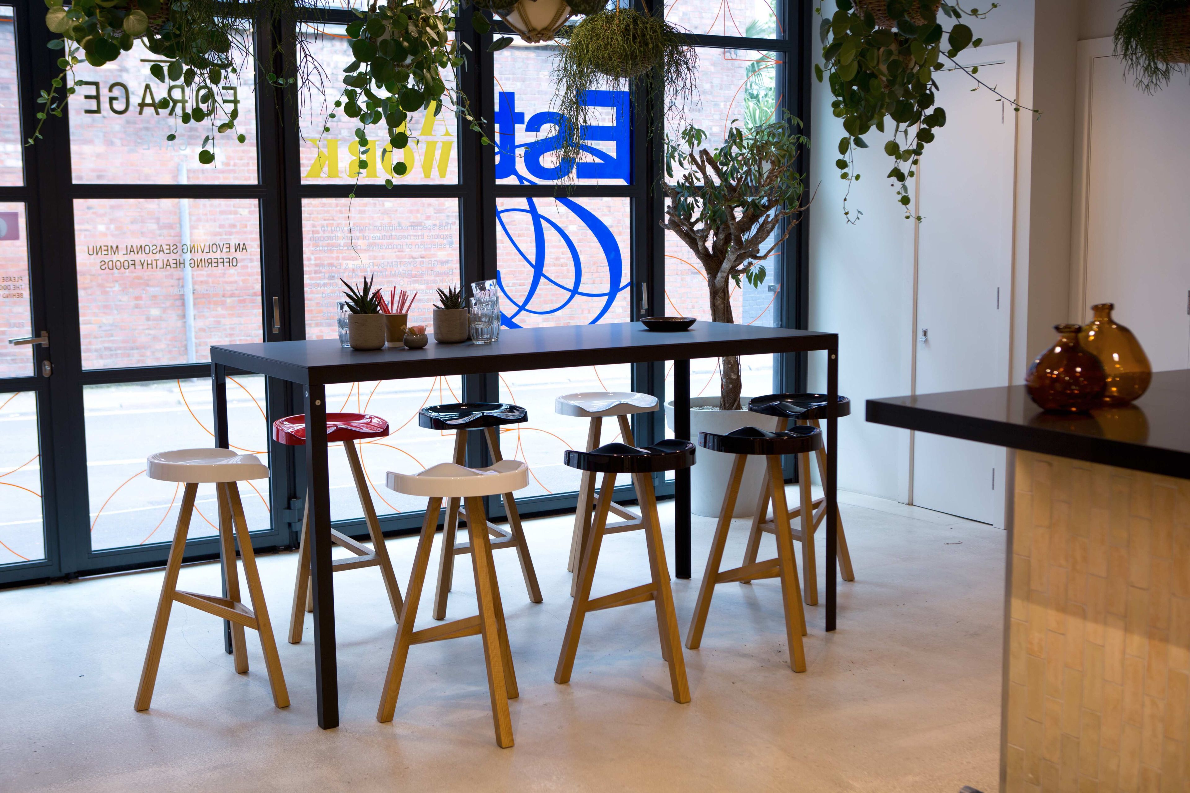 Высокий стул из дуба и акрила Established&Sons Heidi ARCH-00030098 - Вид №3