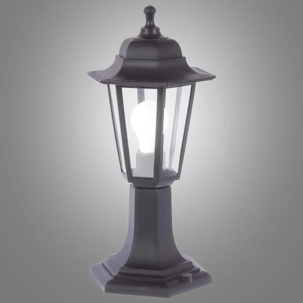 Фонарный столб уличный Apeyron малый 34 см цвет чёрный STLM-2200865