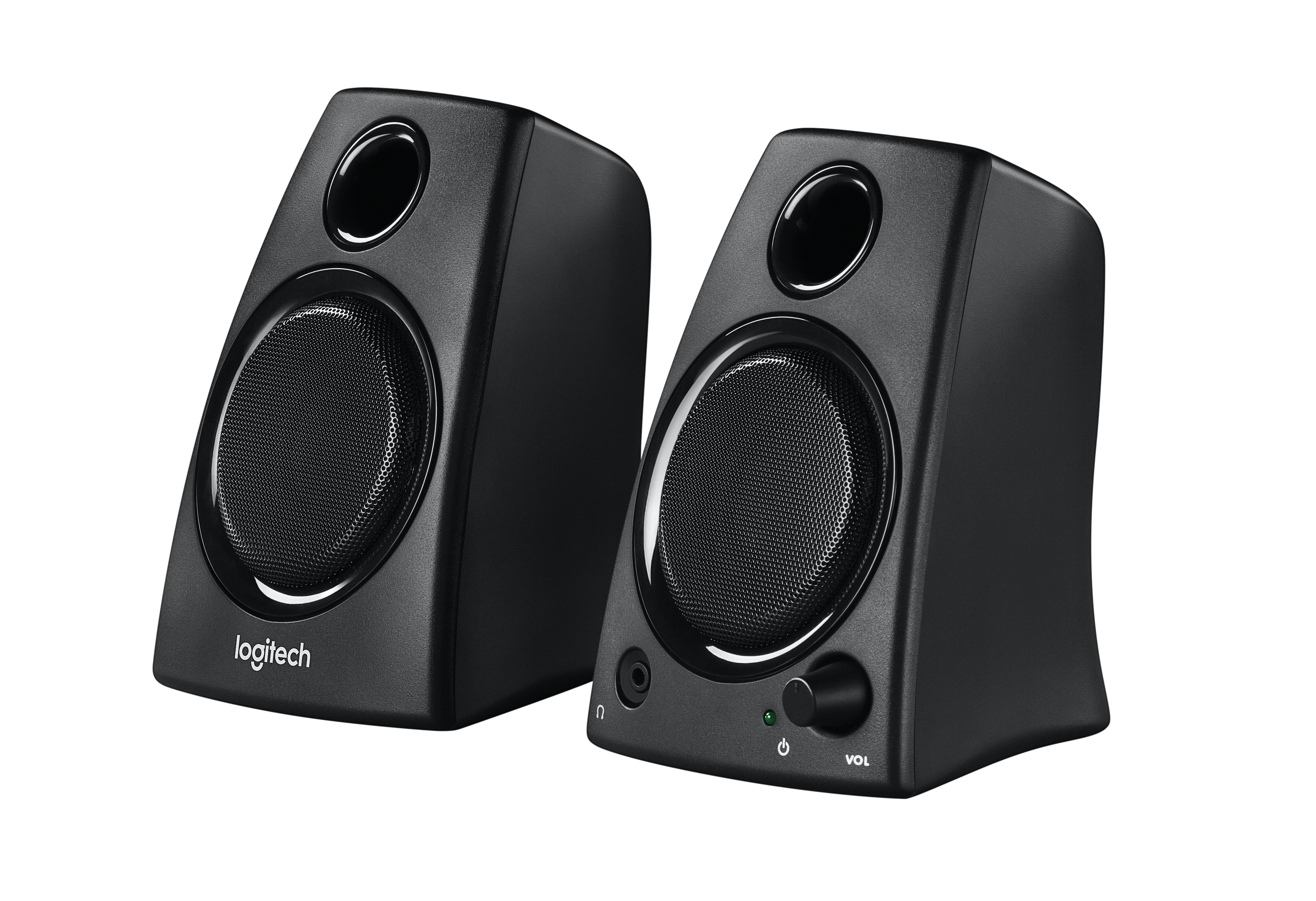 980-000418 Speaker system 2.0 z-130, 2*2.5w, black Logitech Santreyd  - Вид №1