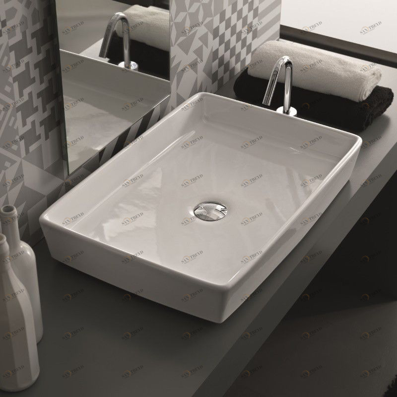 25367 Накладная раковина на столешницу  овальная Ceramica Hidra 