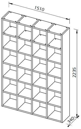 TemaHome Открытая полка Pombal sun-id-1428037 - Вид №23