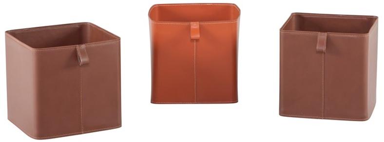 Tonin Casa Кожаный контейнер Kaspar sun-id-1384318 - Вид №1