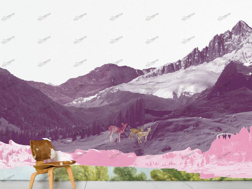 Moustache Пейзаж обои Domestic sun-id-1430034