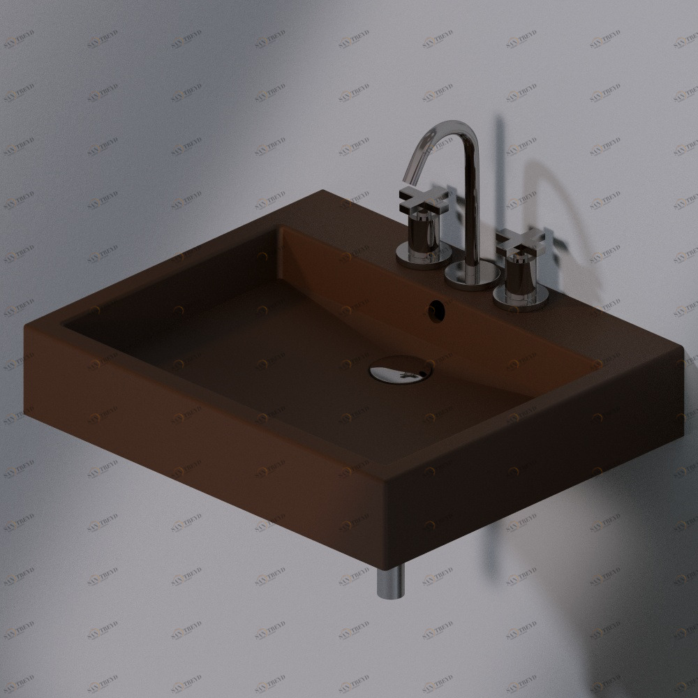 L255107 Подвесная раковина настенная прямоугольная A. e T. Italia AeT ITALIA 