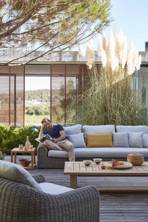 MNST1080 Журнальные столики teak 152см x 152см Manutti Siena - Вид №7