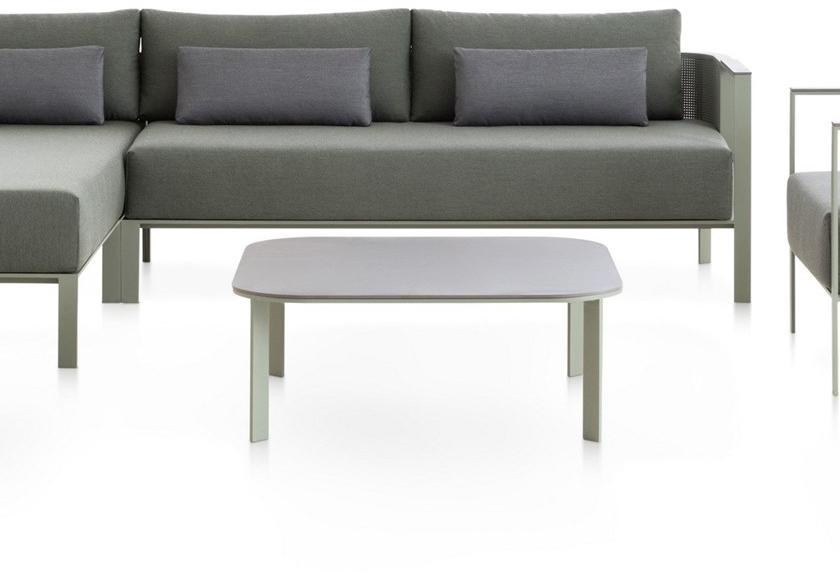 GANDIABLASCO Квадратный садовый стол из термо-лакированного алюминия Solanas sun-id-1493047 - Вид №1