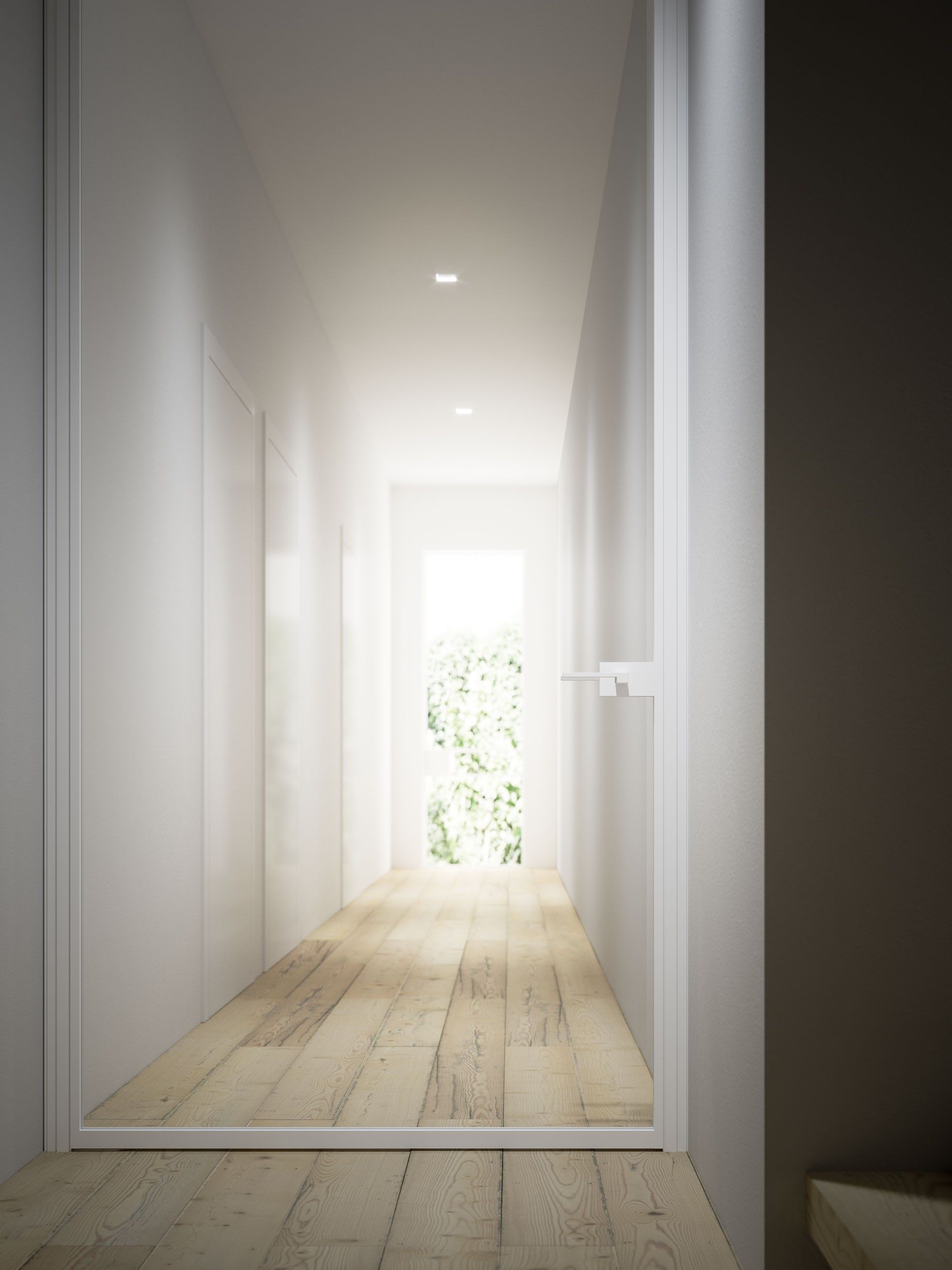 Стеклянная висячая дверь ADL мифический ARCH-00129641 - Вид №1