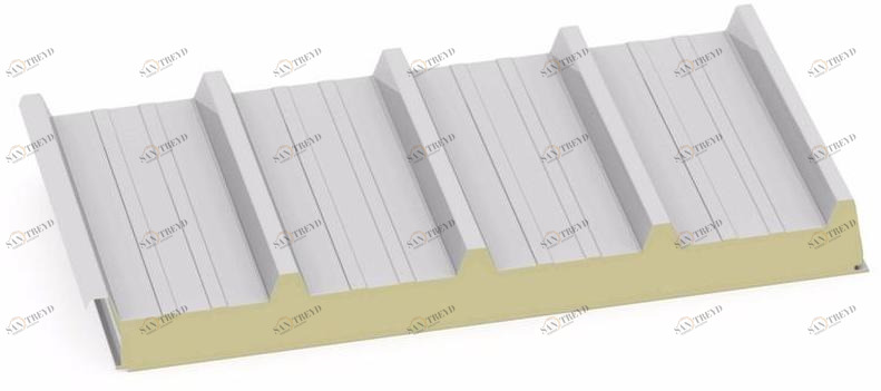 Marcegaglia Утепленные панели для звукопоглощающей кровли sun-id-1501230