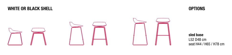 Табурет для саней MDF Italia ARCH-00094562 - Вид №2