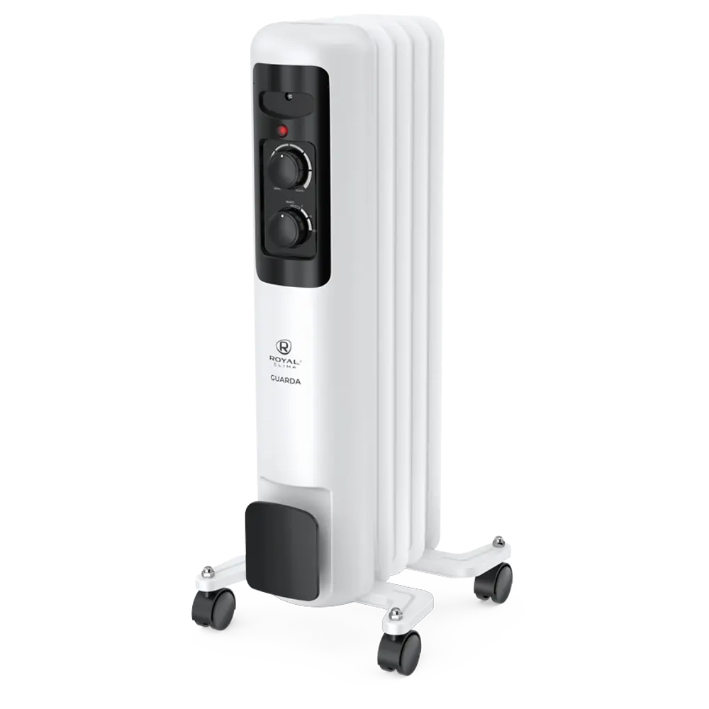 Обогреватель масляный Royal Clima GU11-2500M с механическим термостатом 2500 Вт цвет белый STLM-2102897 - Вид №1
