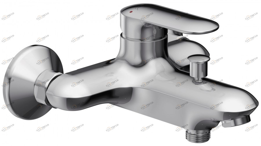 E1385-CP Настенный смеситель для ванны/душа Jacobdelafon KUMIN Santreyd