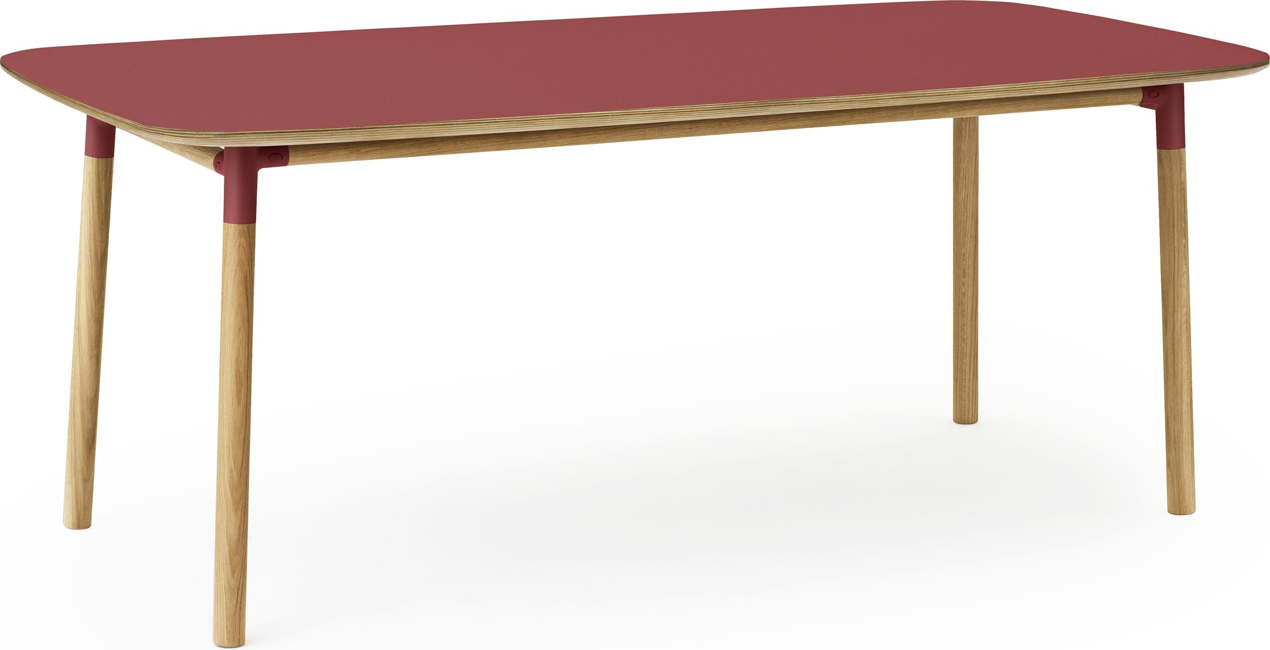 602839 Стол 95 x 200 см Red / Oak Normann Copenhagen Form - Вид №1