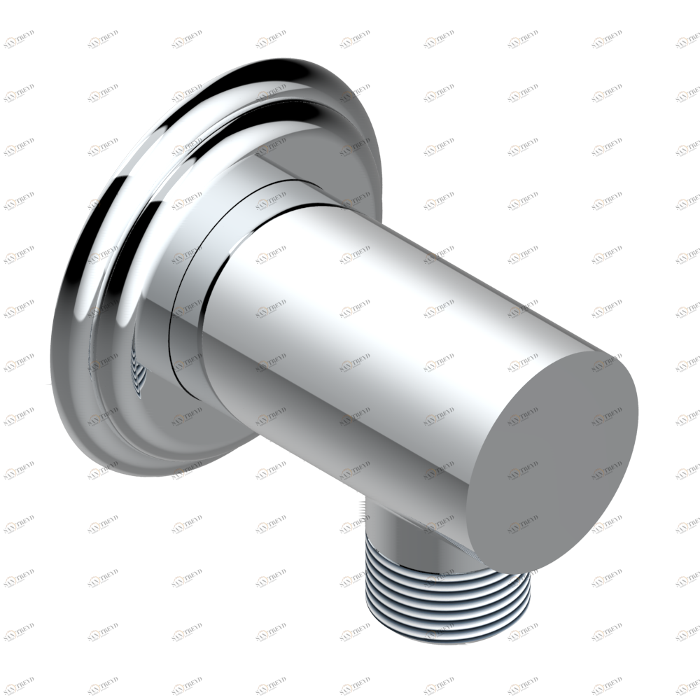 U1T-53E Вывод 1/2" встраиваемый в стену Thg-paris Sully с чёрным ониксом Хром U1T-53E CAT.A