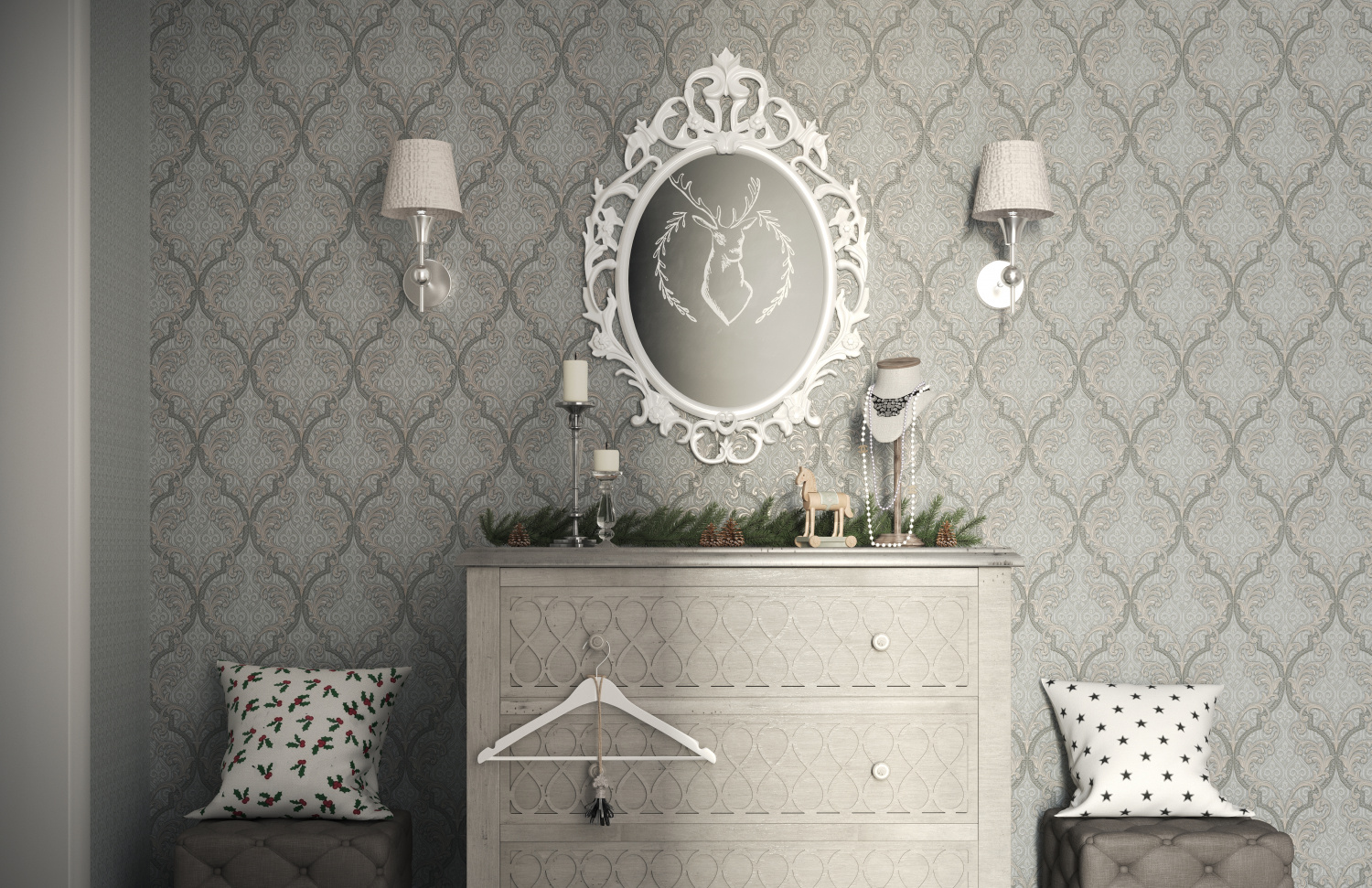 Рулон обоев основа Флизелиновая HC31033-44 Home Color Мин. заказ 6 рулонов HC3103344 - Вид №6