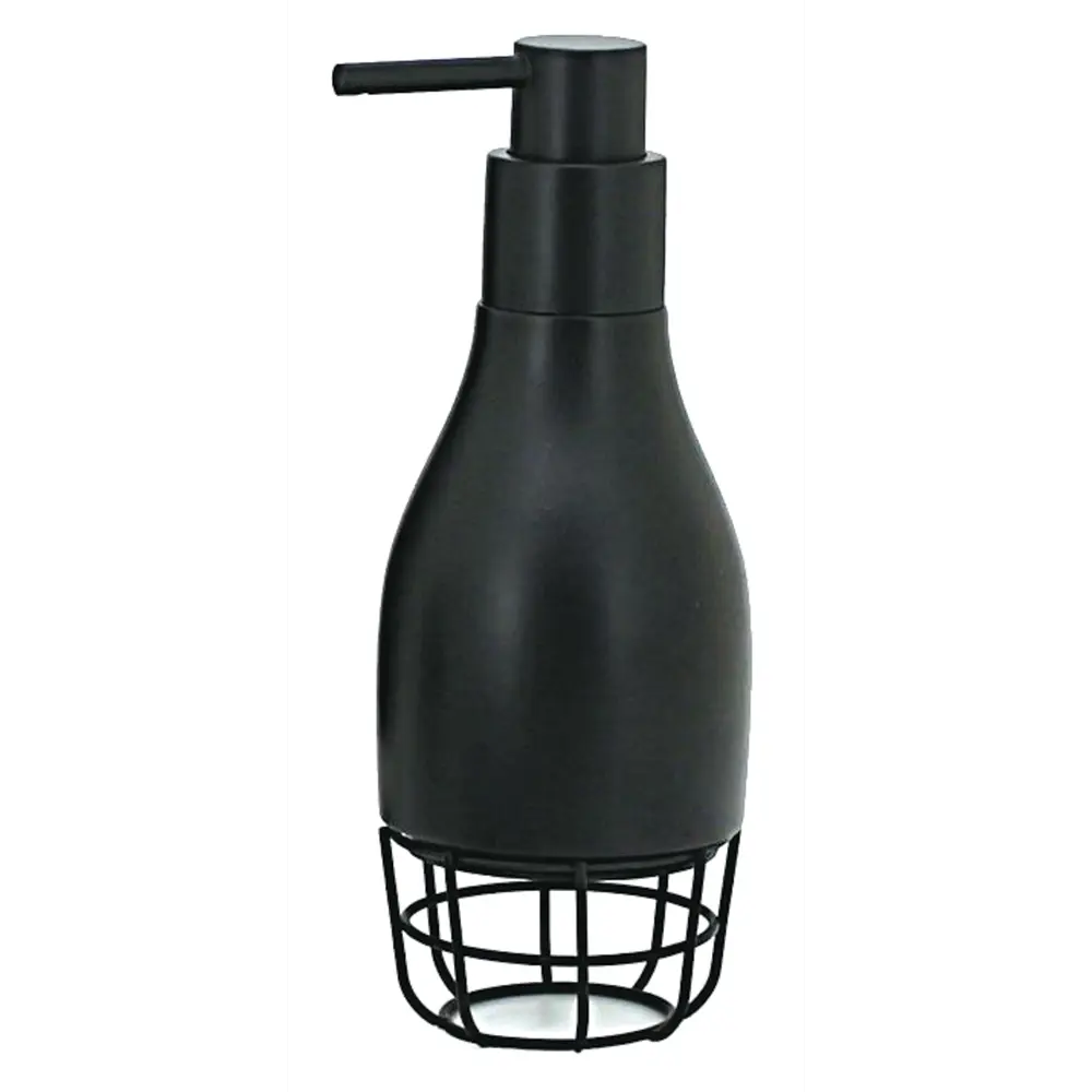 Дозатор для жидкого мыла Vidage Wyron полирезина цвет чёрный STLM-2116725 - Вид №1