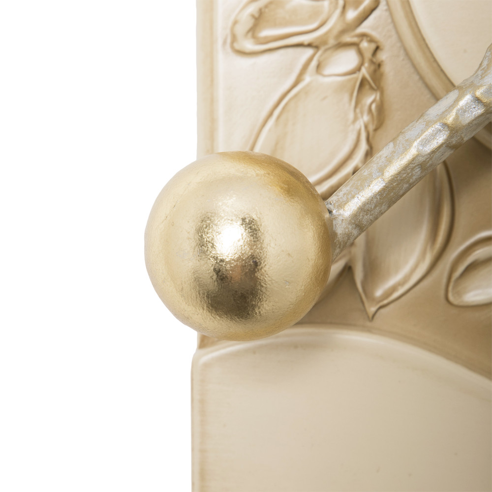 73001 Полка-ключница Терра Бранч Айвори Мраморное Золото BOGACHO 4627179659561 - Вид №5