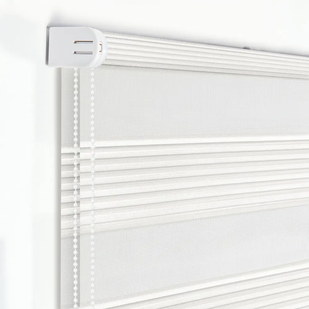 Штора рулонная день-ночь Palermo 60x250 см белая MIAMOZA Д/н Palermo STLM-2142375 - Вид №1