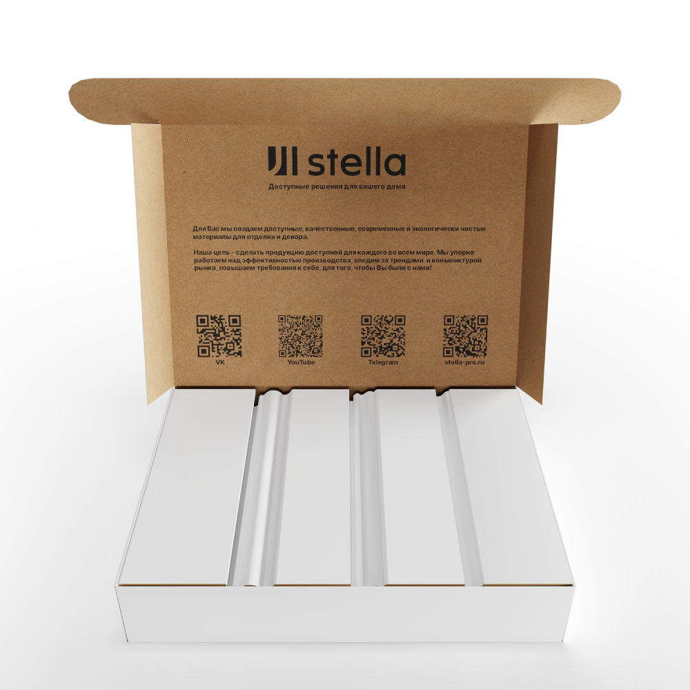 Sampleboх Напольный плинтус МДФ Stella №7 STSR-1299 - Вид №1