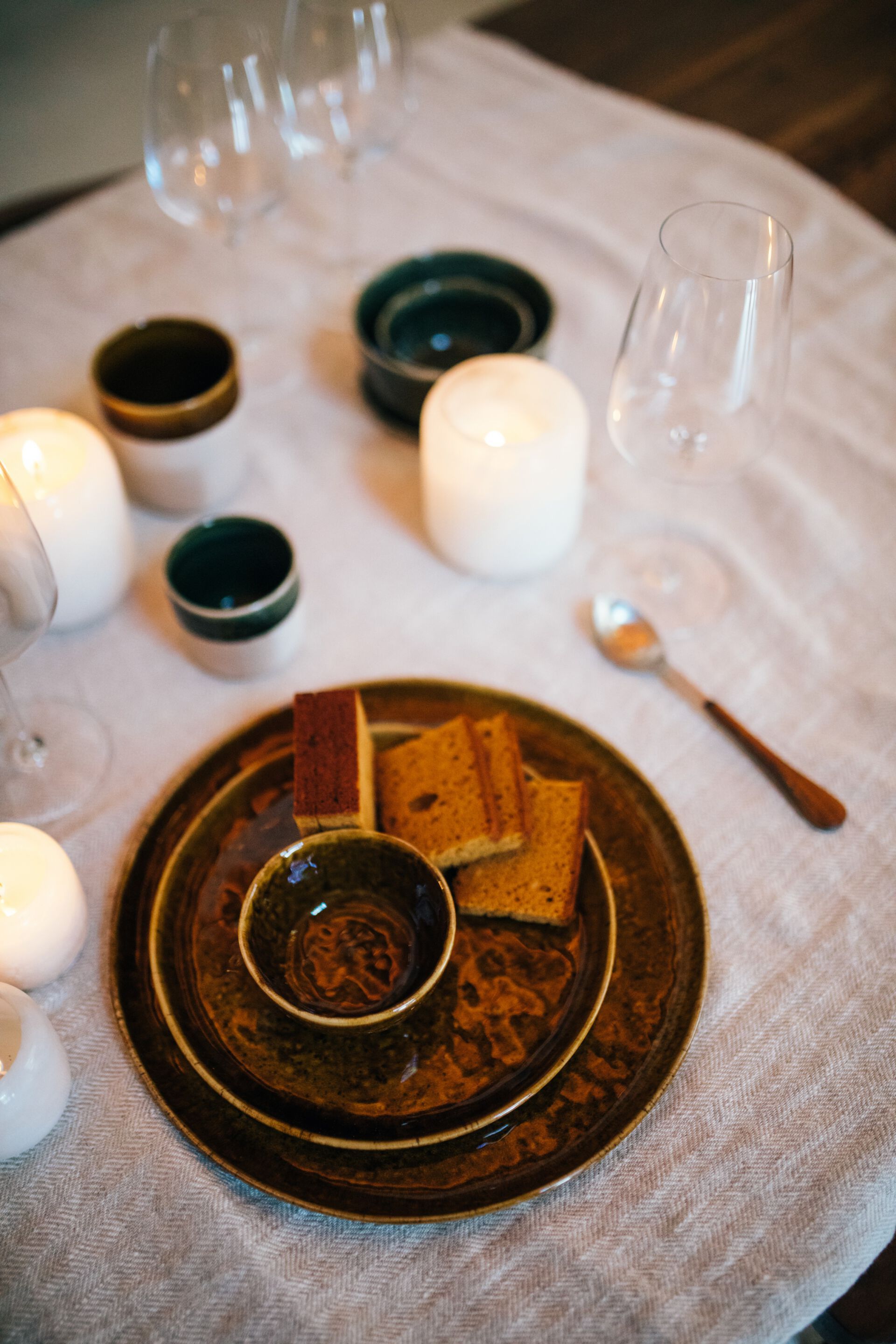 Керамическая круглая десертная тарелка POMAX Спиро ARCH-00126382 - Вид №11