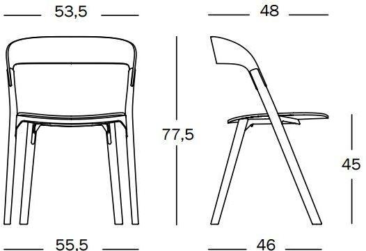 Magis Штабелируемый стул из фанеры sun-id-1370201 - Вид №7
