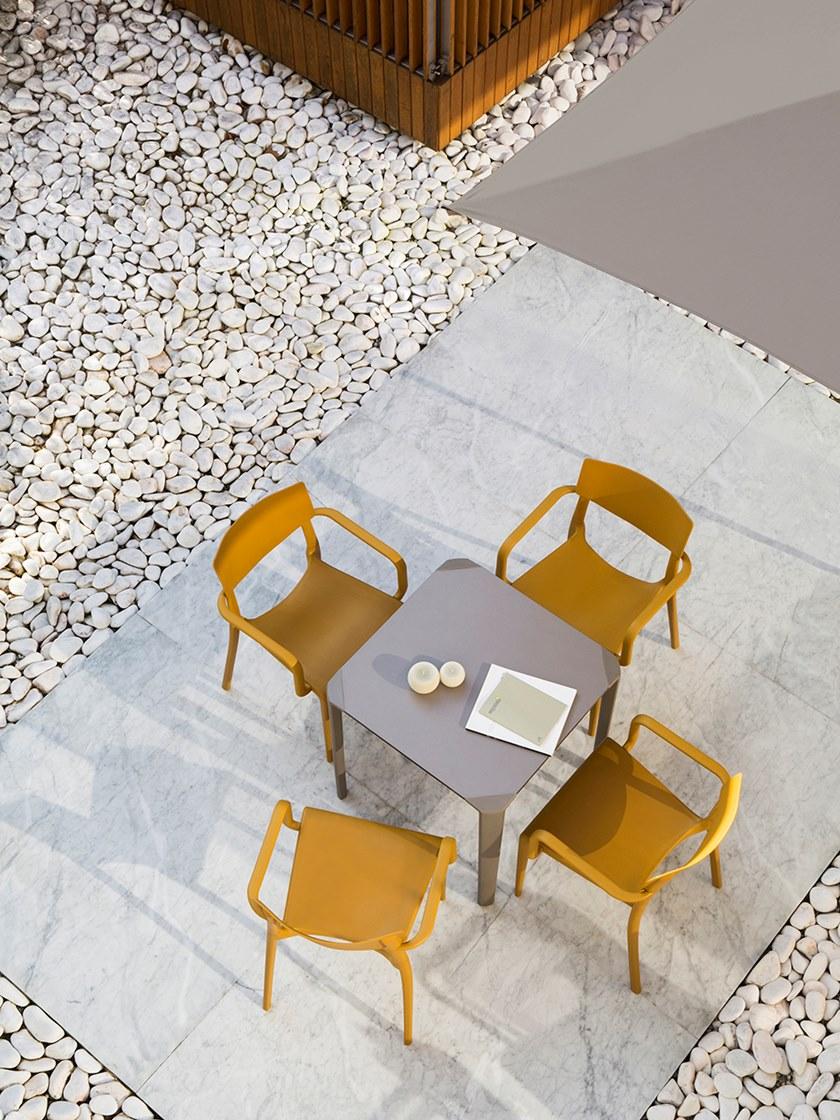 Ezpeleta Штабелируемый садовый стол из полипропилена и hpl  Mhk-onec  - Вид №3