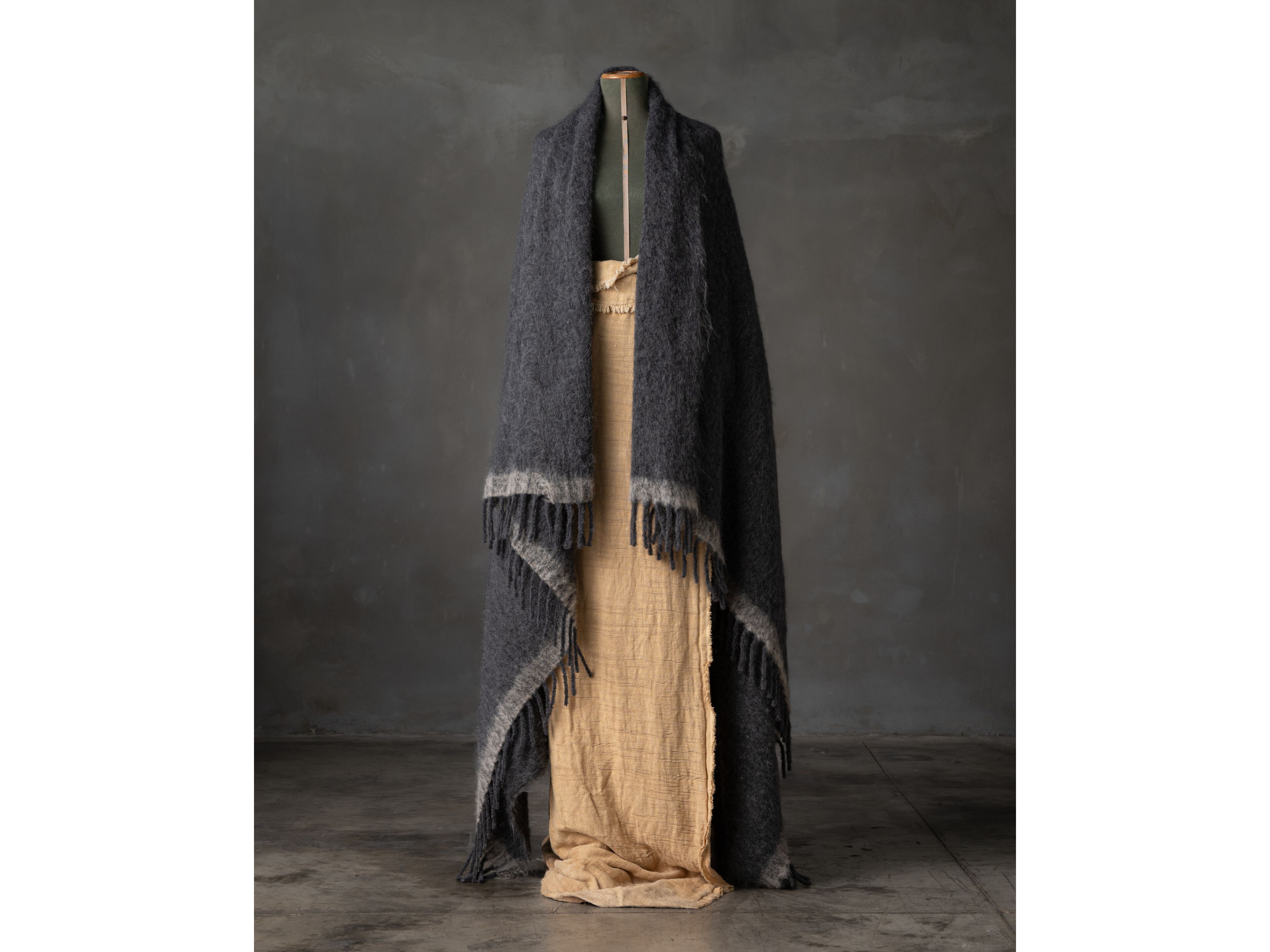 Plaid in alpaca The House of Lyria AMARANTO ARCH-00003455 - Вид №4