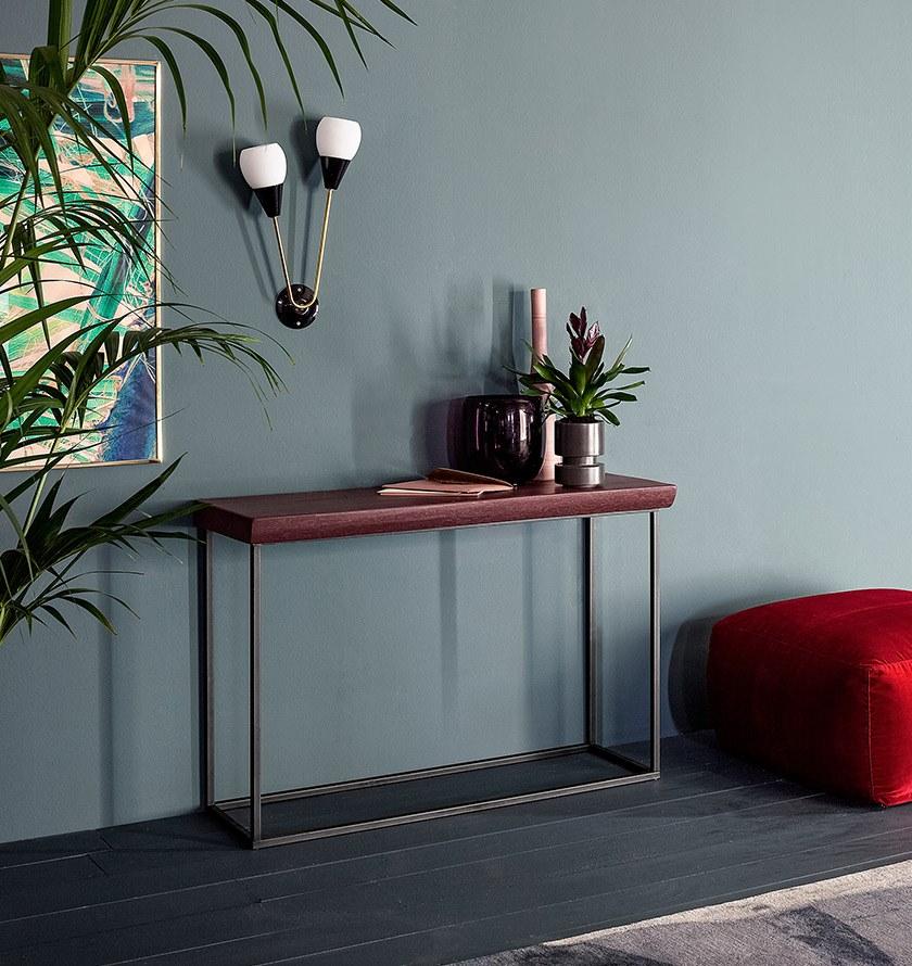 Devina Nais Прямоугольная консоль из массива дерева sun-id-1401445 - Вид №1