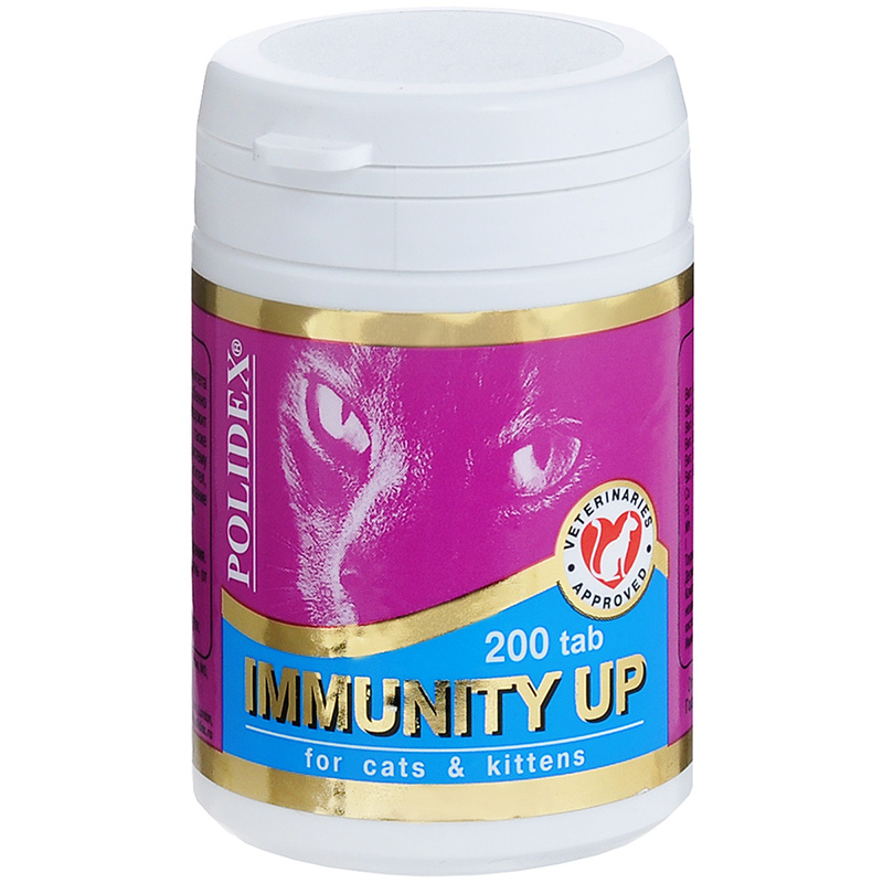 Т0054694 Витамины для кошек Иммунити Ап 200таб POLIDEX 