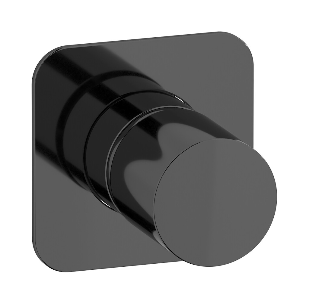 Внешние части встроенного смесителя на 1 потребителя WE ARE IB rr300cf Black Chrome Brera