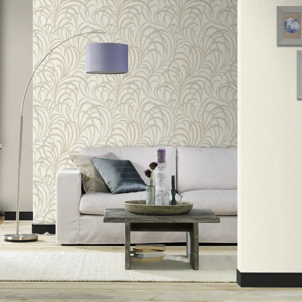 Обои «Трава» RA 943238, на флизелиновой основе, цвет белый, 1.06х10 м Rasch Vintage STLM-2035082 - Вид №2