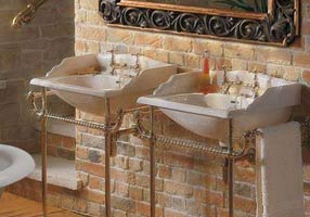 Gentry Home Таз большой белый Victorian White GH102525 - Вид №1